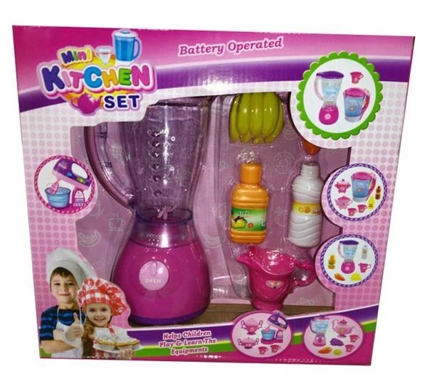 Blender roze met licht en accesoires