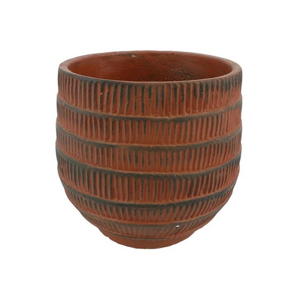 Bloempot Cissane Ø11xh10cm terracotta