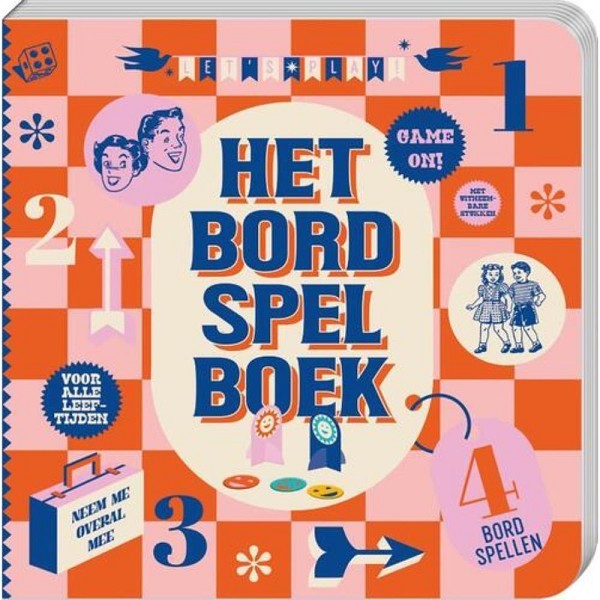 Boek met bordenspellen voor familie en vrienden hardcover