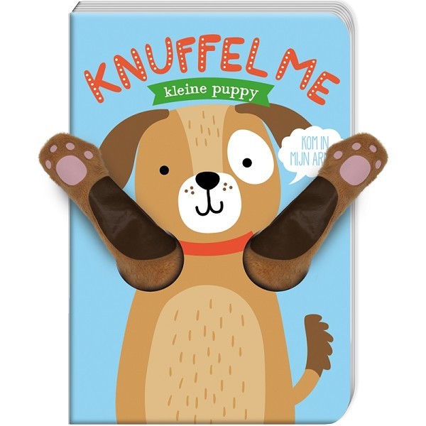 Boekje knuffel me - Kleine puppy