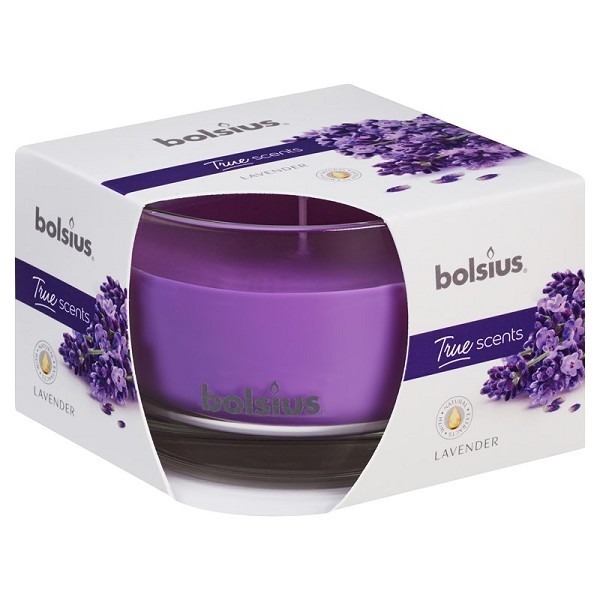 Bolsius Geurglas 63/90 True Scents Lavendel