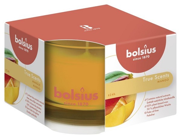 Bolsius Geurglas 63/90 True Scents Mango