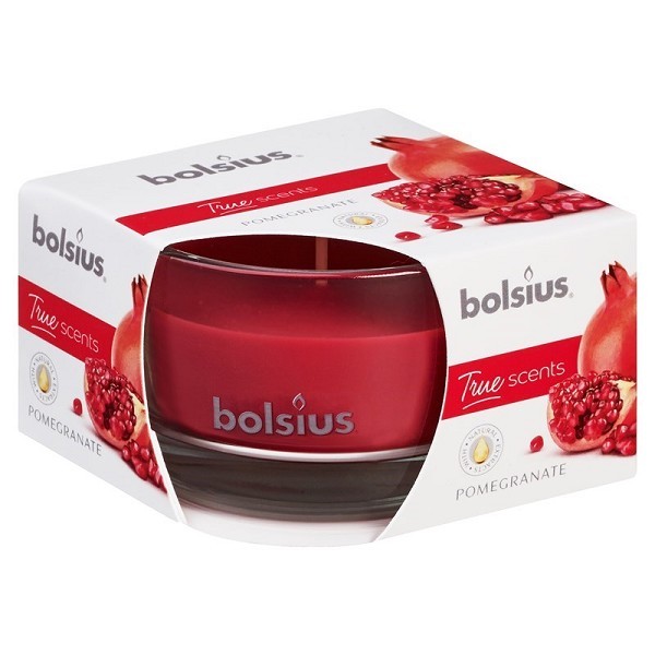 Bolsius Geurglas 80/50 True Scents Pomegranate