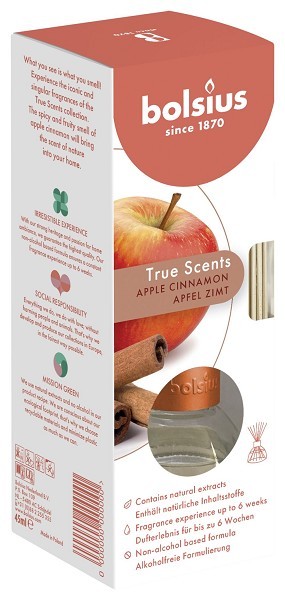 Bolsius Geurverspreider 45ml True Scents Apple Cinnamon