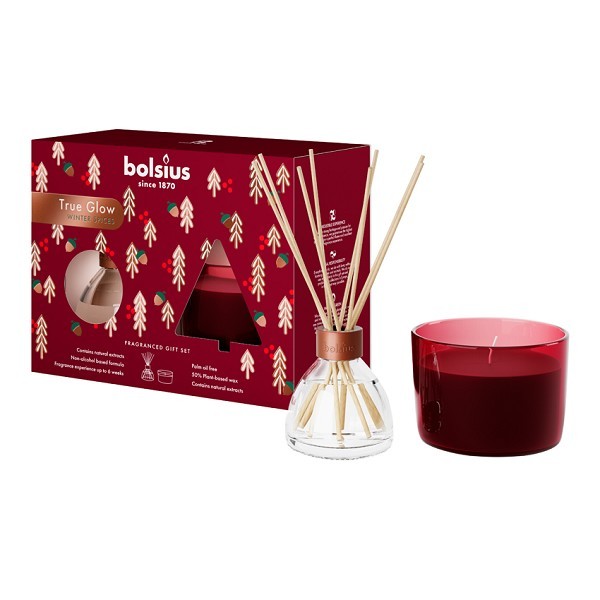 Bolsius Giftset True Glow Winterspices