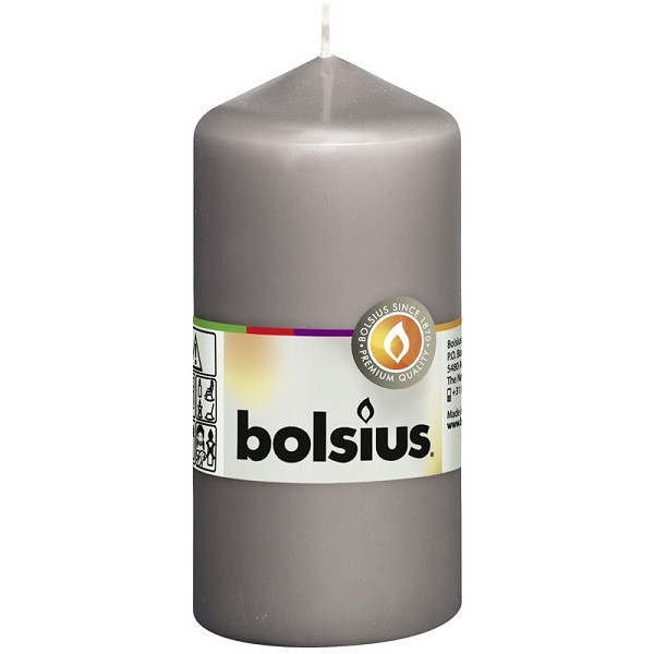 Bolsius Stompkaars 120/58 warm grijs