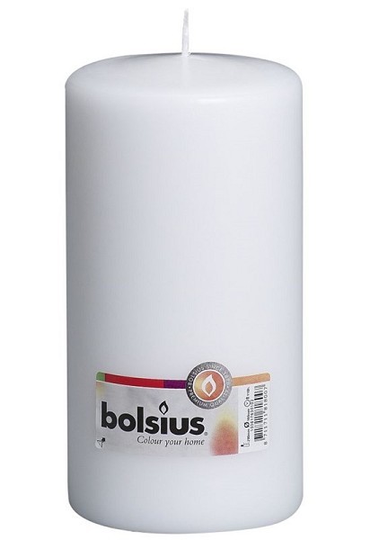 Bolsius stompkaars 200/100mm wit