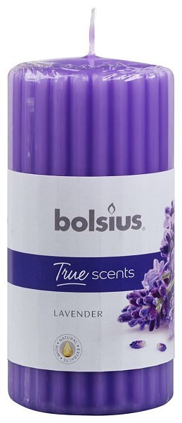 Bolsius Stompkaars geur True Scents Lavendel 120/58