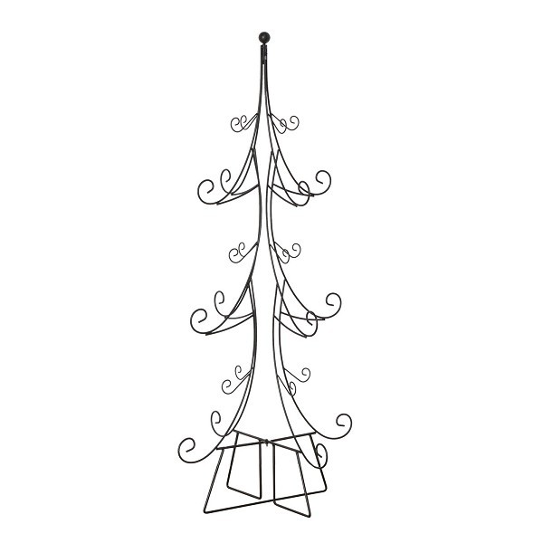 Boltze Home Decoratieve metalen kerstboom Tony H109cm grijs