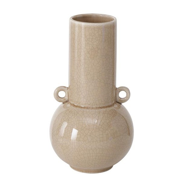 Boltze Home Vaas Yardim beige H26cm keramiek