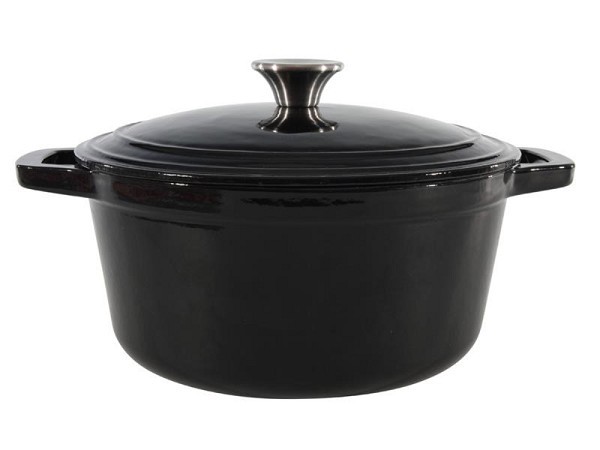 Braadpan Ø24cm zwart gietijzer 4,5L