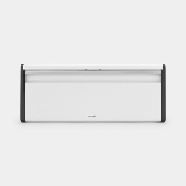 Brabantia Broodtrommel met klepdeksel wit 18,7x25x46,5cm 18 liter