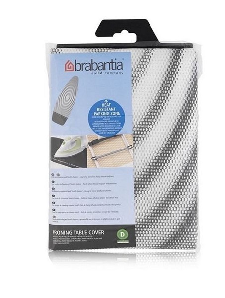 Brabantia overtrek 135x45 cm dikte 2 mm titan oval