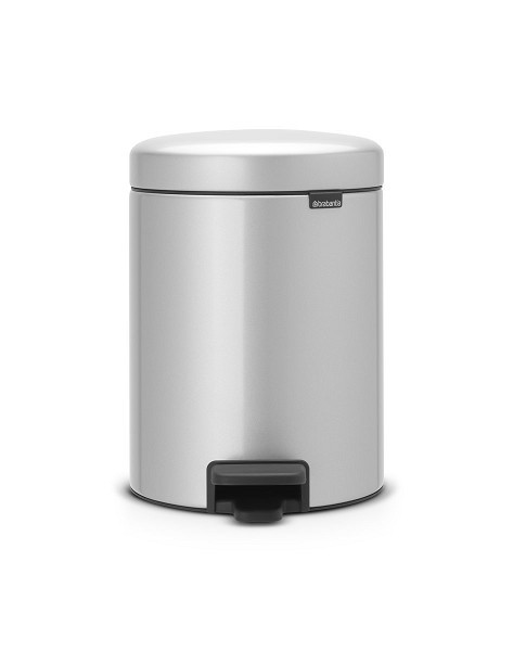 Brabantia Pedaalemmer Newicon 5L metallic grey