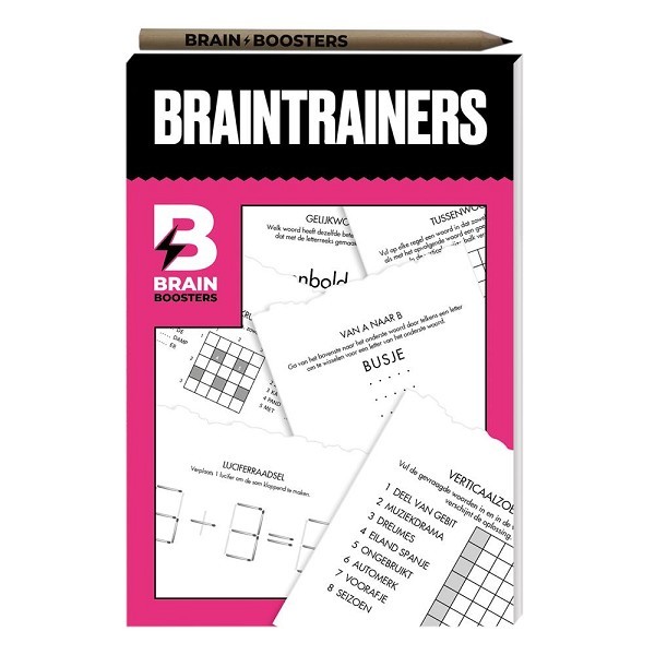 Brainbooster puzzelboek - Braintrainers