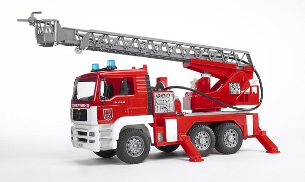 Bruder Man brandweerauto met ladder 47x17x24cm