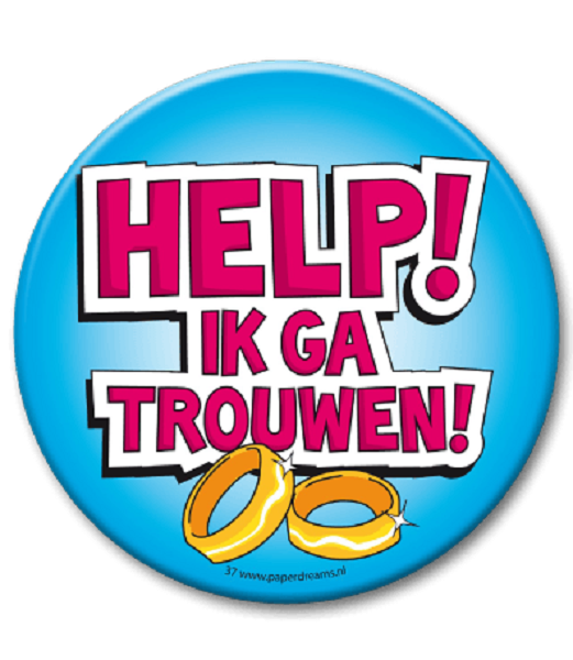 Button XL - Help! ik ga trouwen!