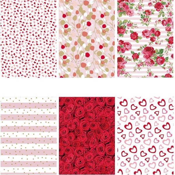 Cadeaupapier Romance 200x70cm LOSSE ROL