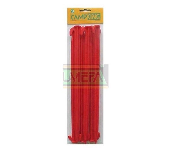 CampKing Tentharing kunststof 30 cm pak a 6 stuks