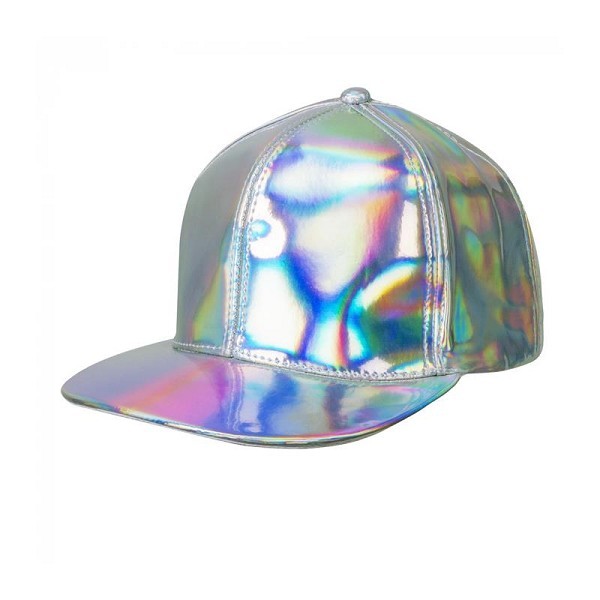 Cap Holo regenboog 25cm verstelbaar