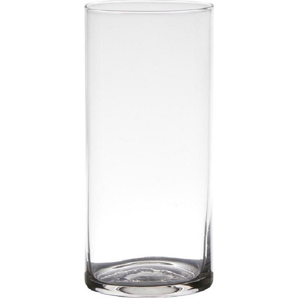 Cilindervaas glas Ø9xH19cm