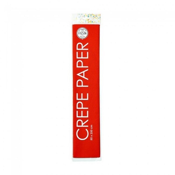 Crepepapier 50x250cm rood pak a 12 rol