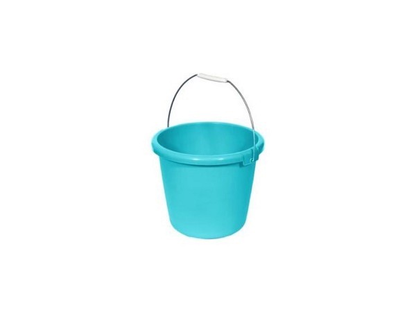 Curver Emmer 10 liter met stalen hengsel molokai blauw diameter 29,5x25,5cm