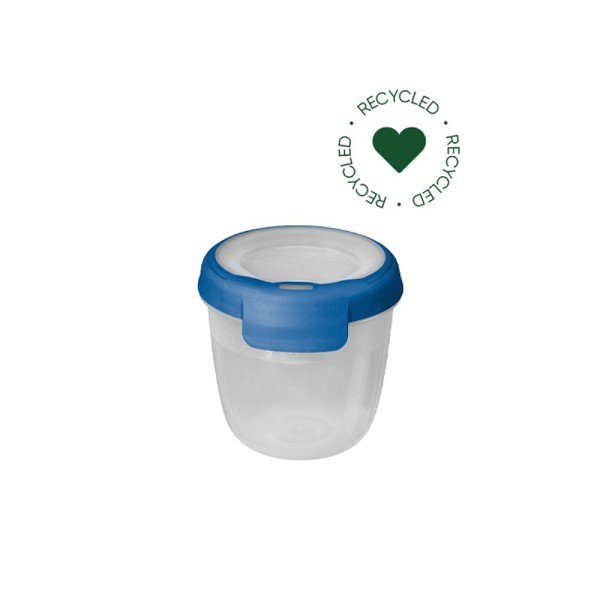 Curver Grand Chef Eco Vershoudbakje 0,4L Rond Transparant/Donkerblauw