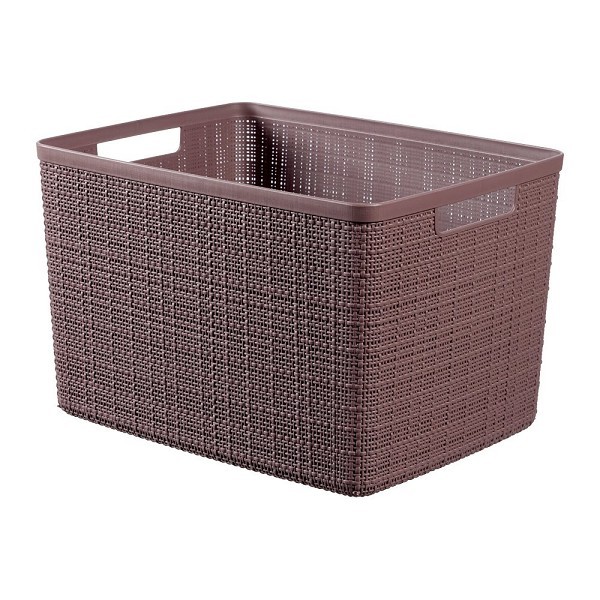 Curver Jute Mandje L 20 liter Peppercorn 36x28x23cm