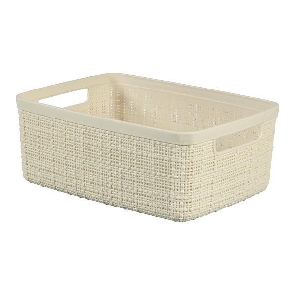 Curver Jute mandje S 5 liter Offwhite 26,5x20x10,5cm