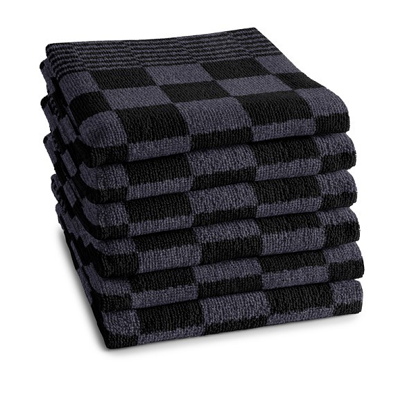 DDDDD Keukendoek barbeque 50x55cm anthracite per 6 stuks