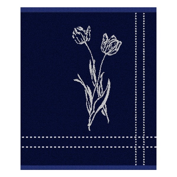 DDDDD Keukendoek lisse 50x55cm blue per 6 stuks