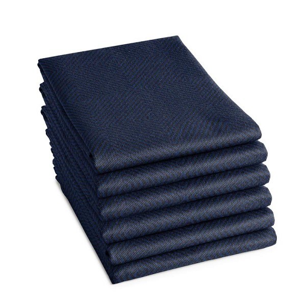 DDDDD Theedoek Cisis 60x65cm navy 6 stuks