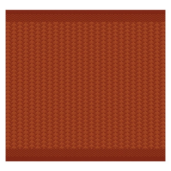 DDDDD Theedoek petals 60x65cm autum red per 6 stuks