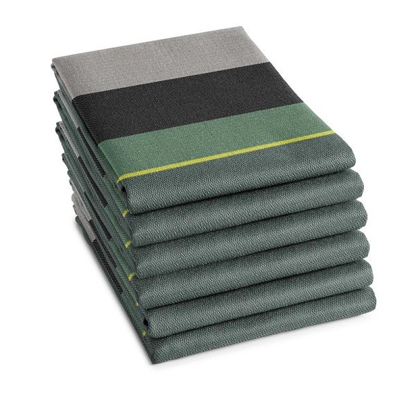 DDDDD Theedoek Rico 60x65cm groen per 6 stuks