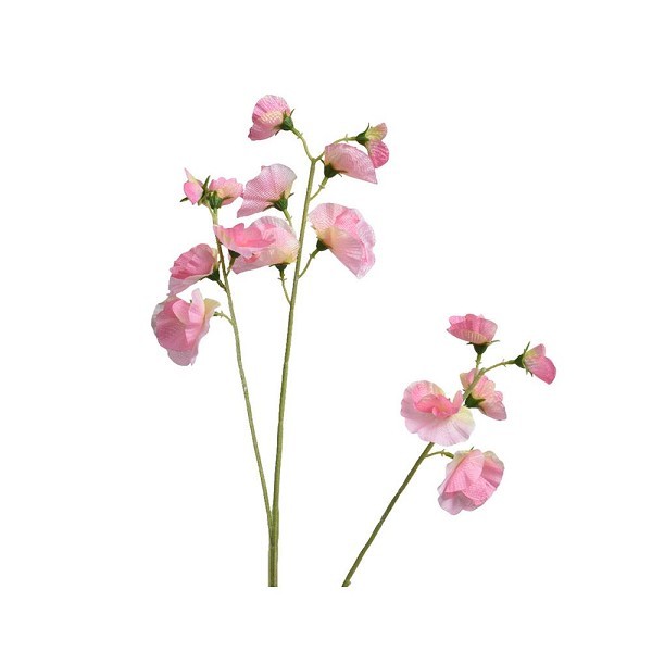 Decoris Kunstbloem Lathyrus  polyester 18x5x60cm roze