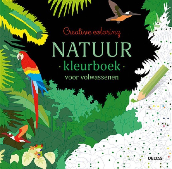 Deltas Creative Coloring - Natuur kleurboek voor volwassenen