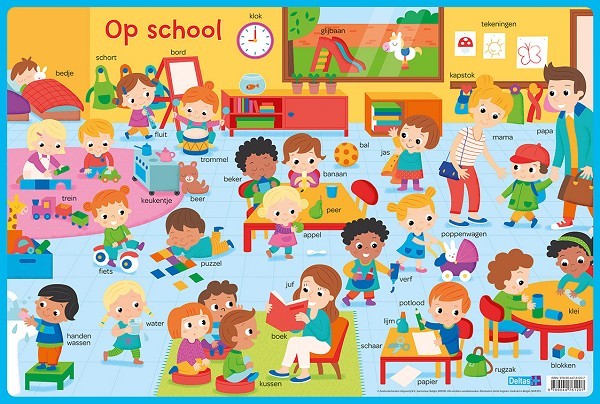 Deltas Educatieve onderleggers - Op school