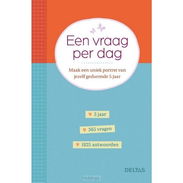 Deltas Een vraag per dag.  Maak een uniek portret van jezelf gedurende 5 jaar