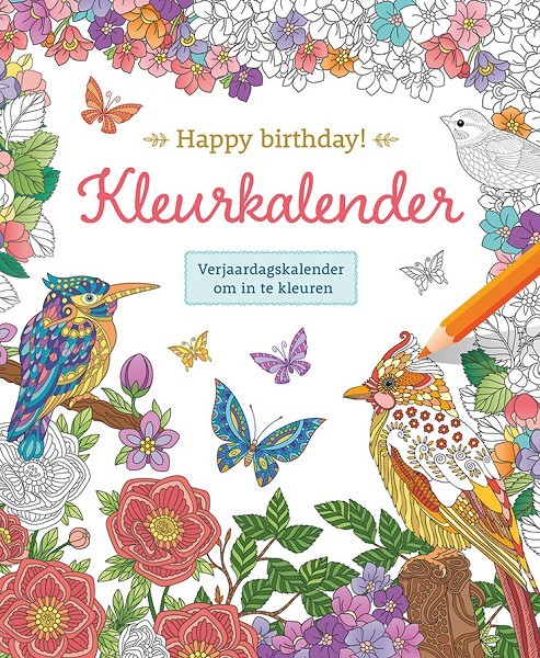 Deltas Happy birthday! Kleurkalender