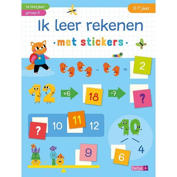 Deltas Ik leer rekenen met stickers (6-7 j.)