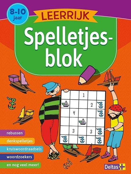 Deltas Leerrijk spelletjesblok 8-10 jaar