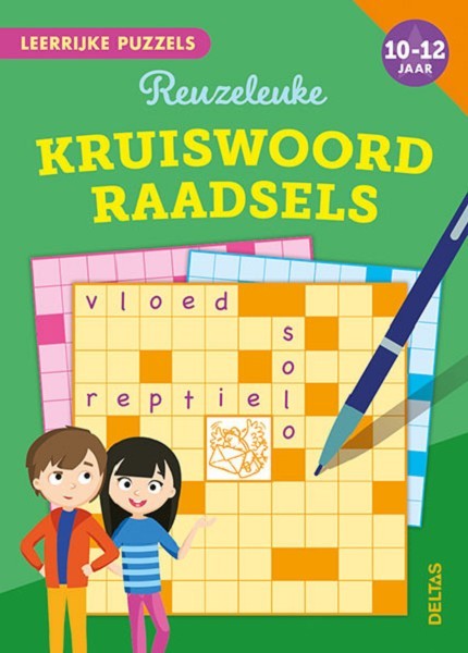 Deltas Leerrijke puzzels - Reuzeleuke kruiswoordraadsels (10-12 j.)