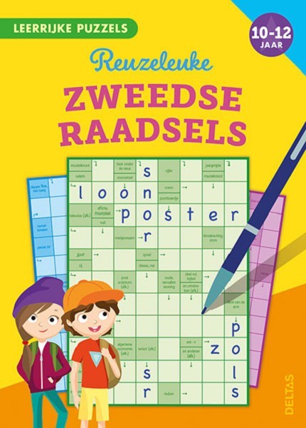 Deltas Leerrijke puzzels - Reuzeleuke Zweedse raadsels (10-12 j.)