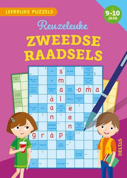 Deltas Leerrijke puzzels - Reuzeleuke Zweedse raadsels (9-10 j.)