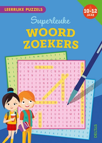 Deltas Leerrijke puzzels - Superleuke woordzoekers (10-12 j.)