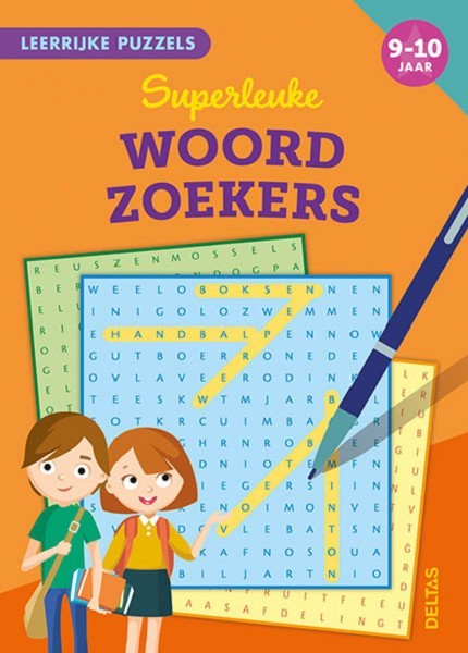 Deltas Leerrijke puzzels - Superleuke woordzoekers (9-10 j.)