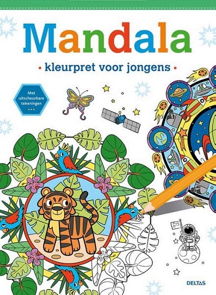 Deltas Mandala - Kleurpret voor jongens