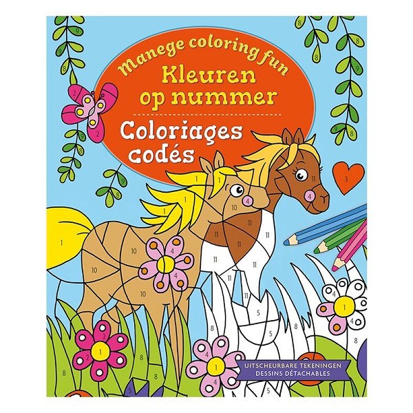 Deltas Manege Coloring Fun - Kleuren op nummer