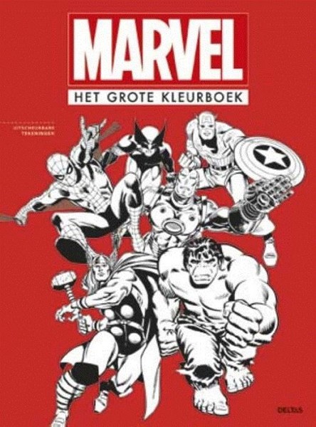 Deltas Marvel Het grote kleurboek